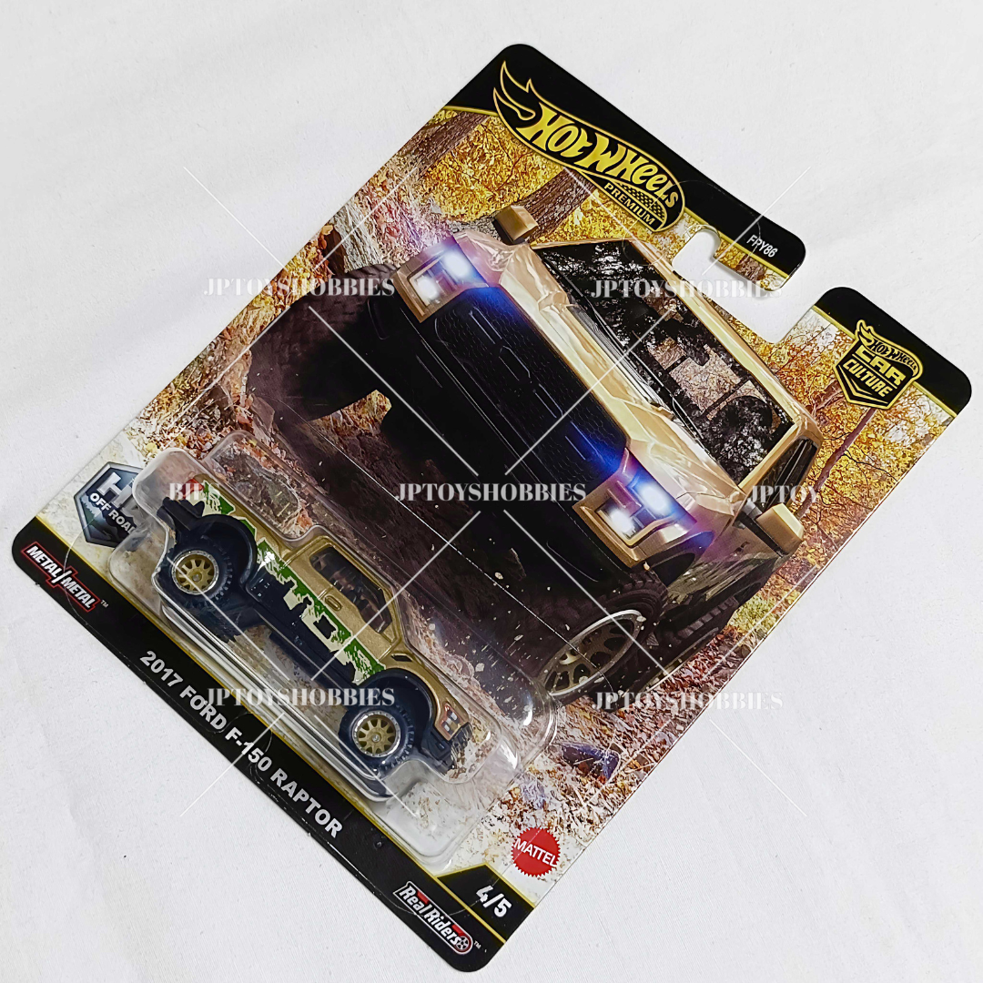 Hot Wheels Premium Car Culture Off Road 2017 Ford F-150 Raptor【HOR007】