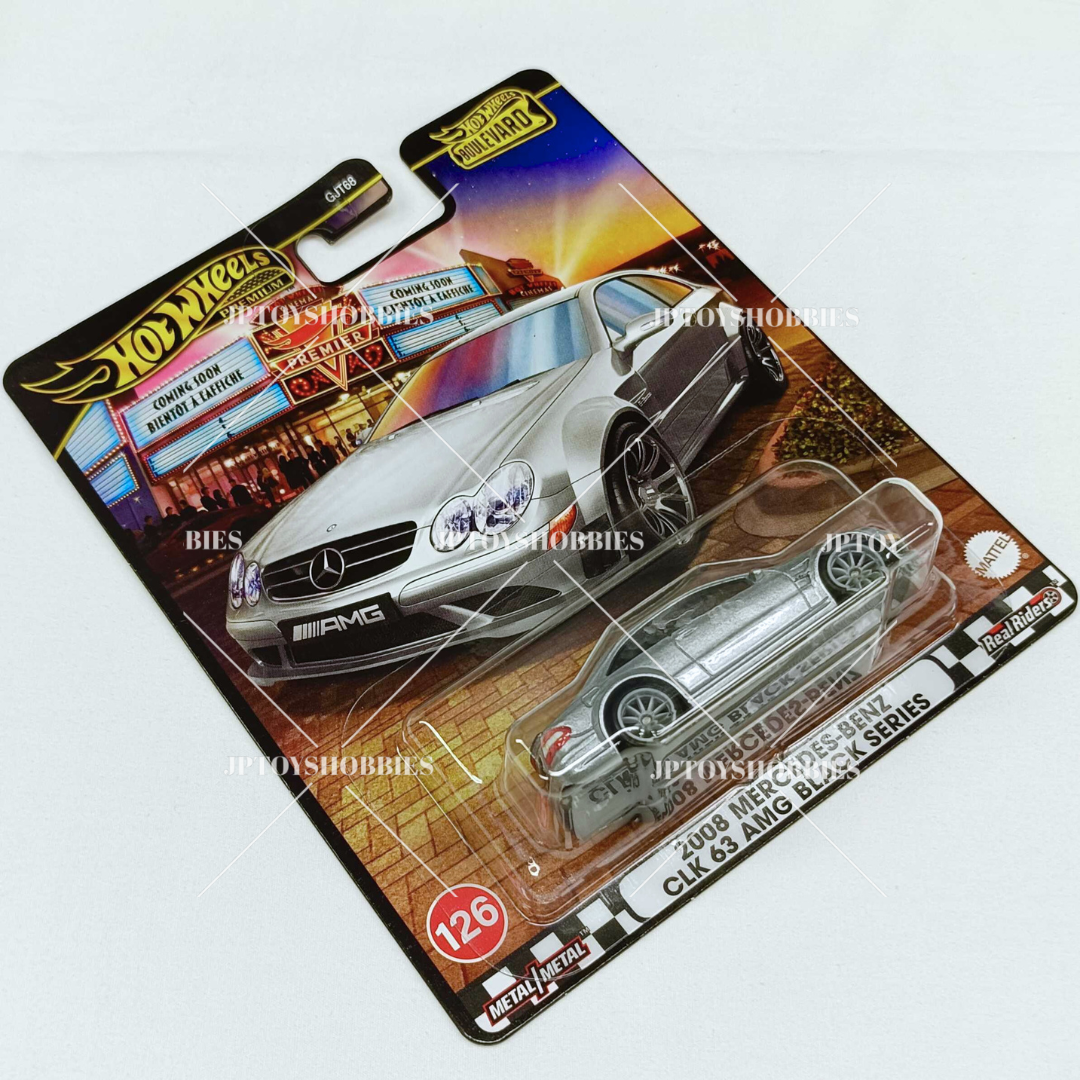 Hot Wheels Premium Boulevard 2008 Mercedes-Benz CLK 63 AMG Black Series【HBV041】