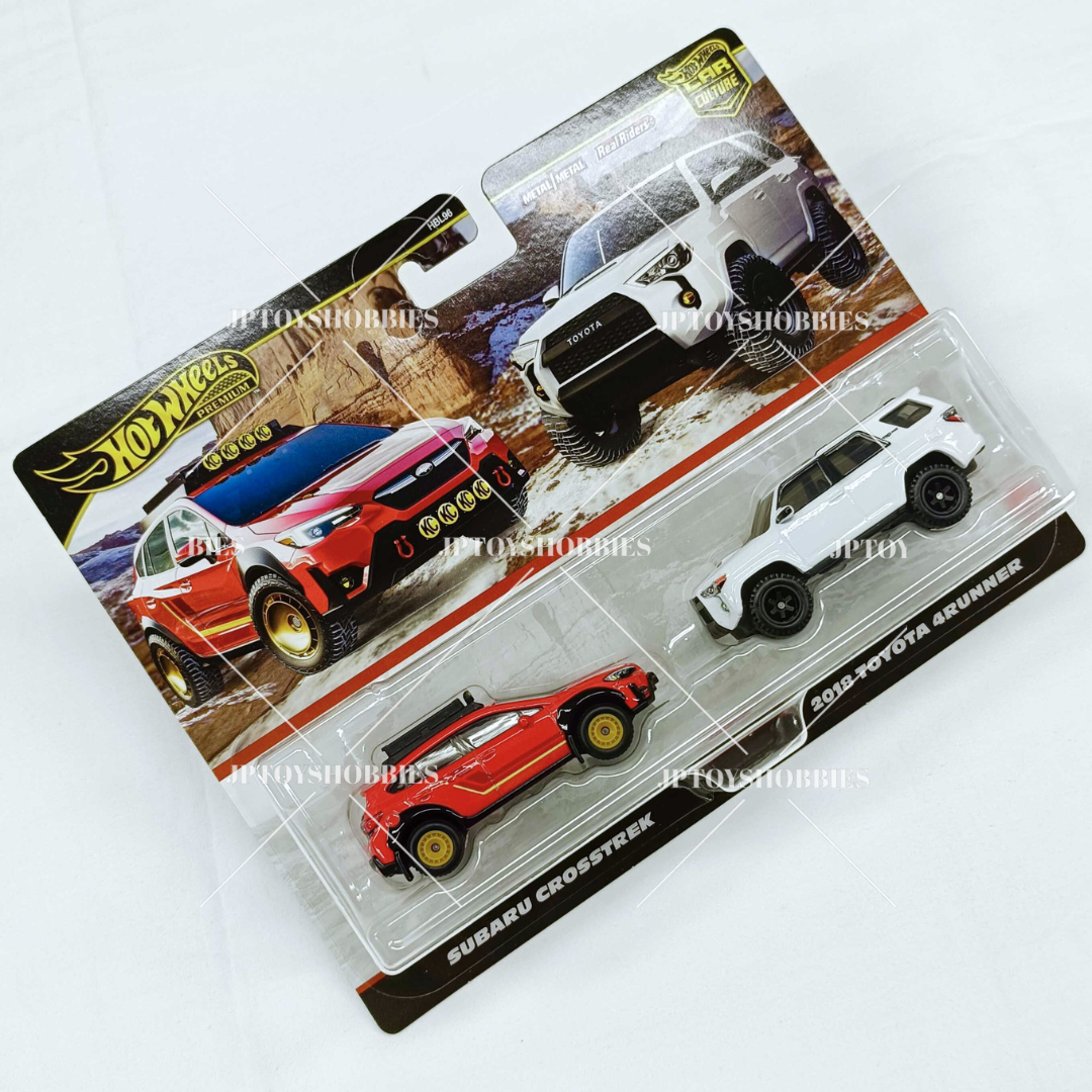 Hot Wheels Premium Car Culture 2 Pack Subaru Crosstrek / 2018 Toyota 4Runner【H2P026】