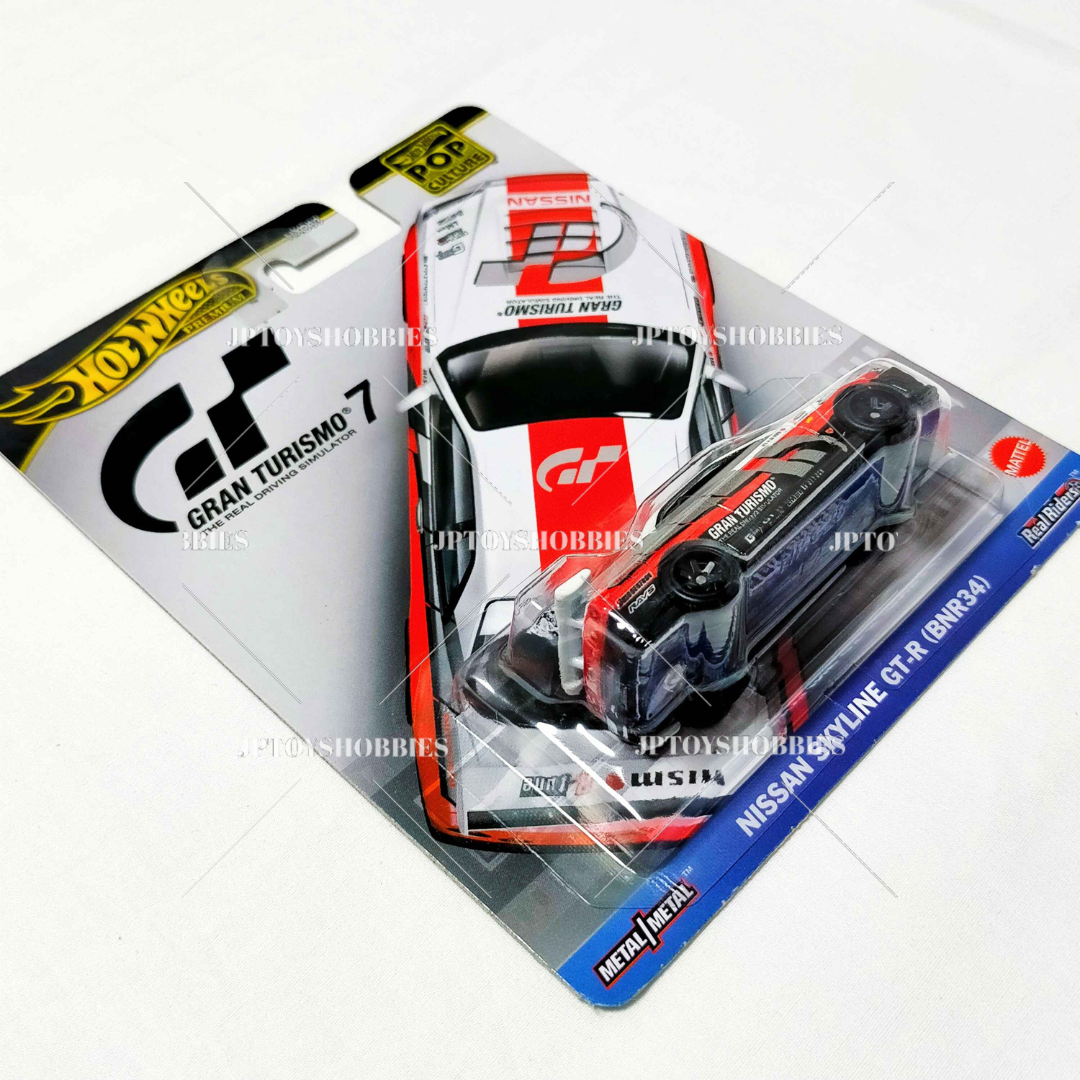 Hot Wheels Pop Culture Gran Turismo Nissan Skyline GT-R (BNR34)【HGT001】