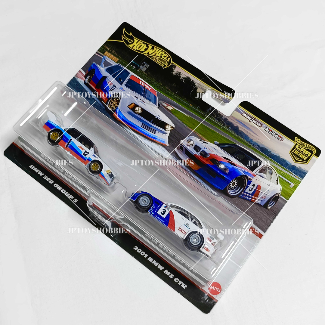 Hot Wheels Premium Car Culture 2 Pack BMW 320 Group 5 / 2001 BMW M3 GTR【H2P022】
