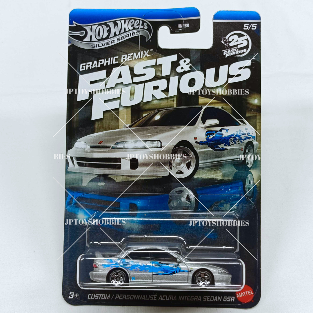 Hot Wheels Fast & Furious Theme Assorted Graphic Remix Mix Set of 10【HWZ044】