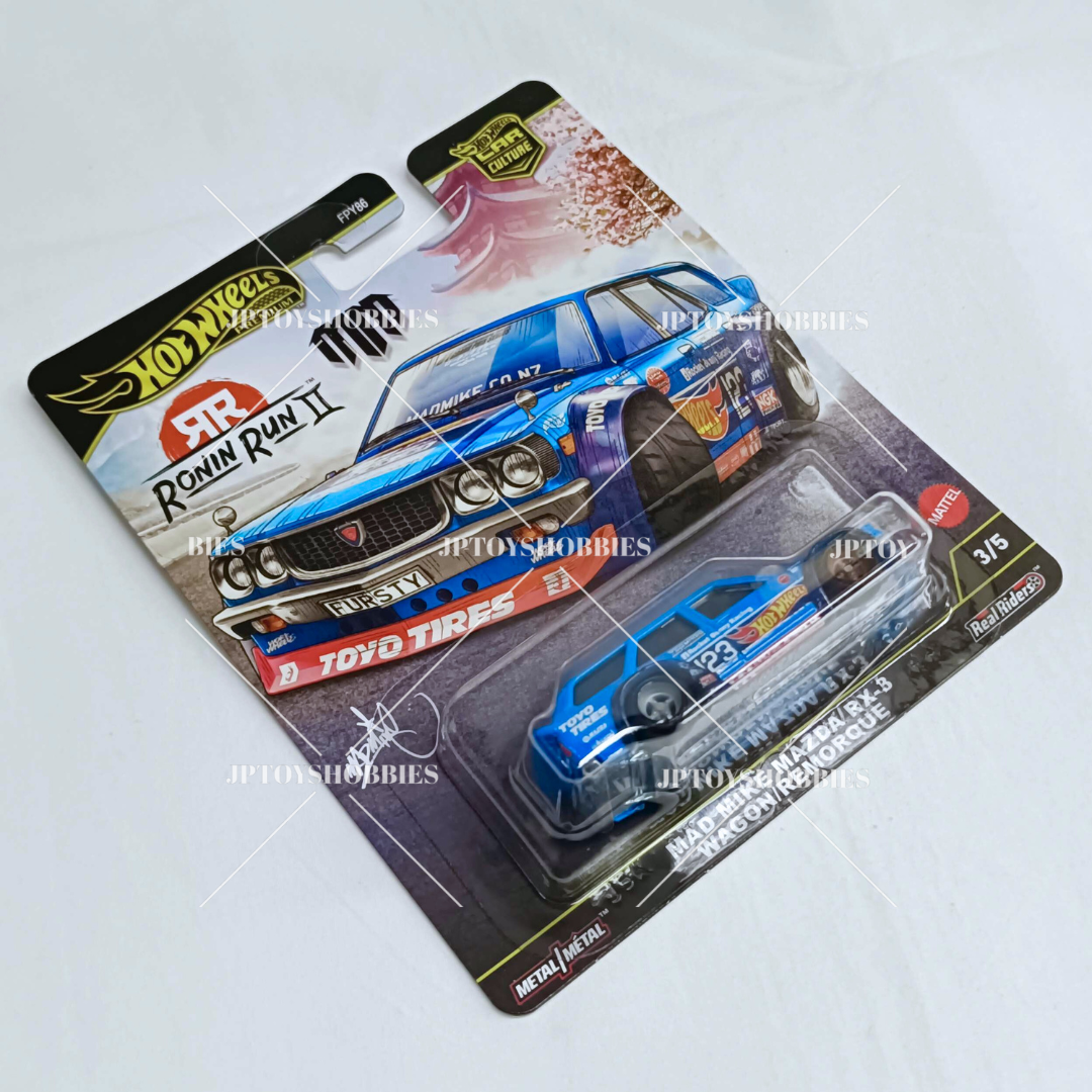 Hot Wheels Premium Car Culture RONIN RUN II Mad Mike Mazda RX-3 Wagon Rumorque【HRR003】
