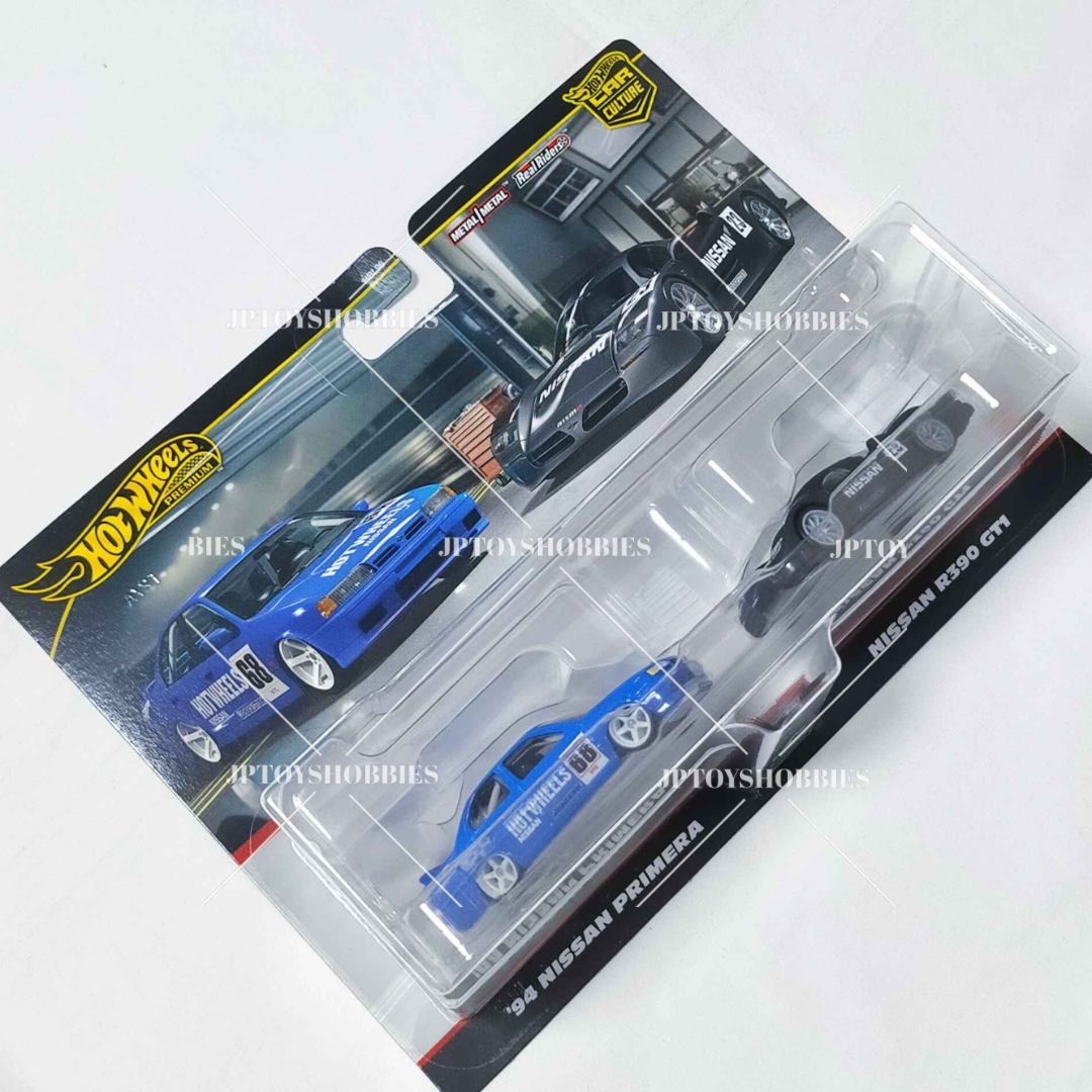 Hot Wheels Premium 2 Pack ’94 NISSAN PRIMERA NISSAN R390 GT1【H2P013】