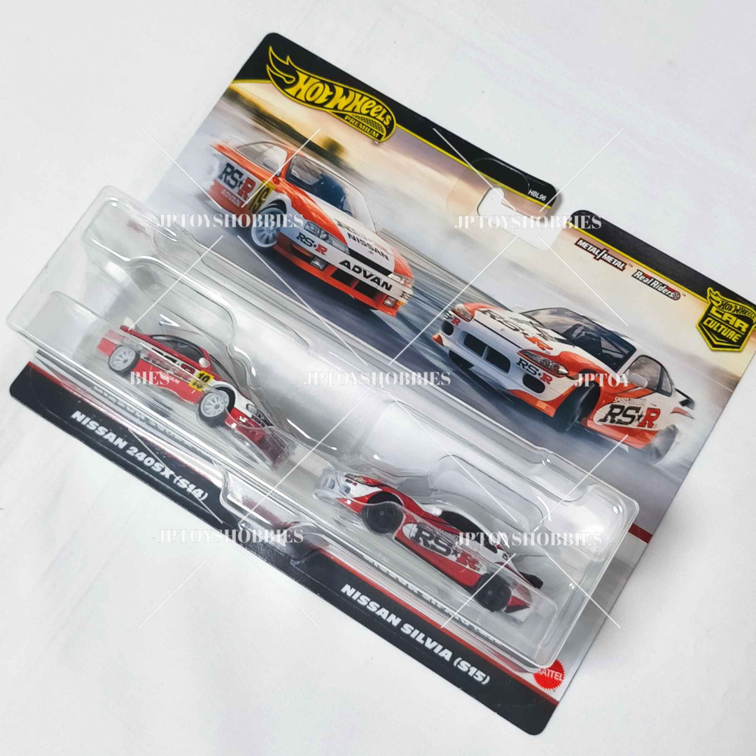 Hot Wheels Premium 2 Pack Nissan 240SX S14 Nissan Silvia S15【H2P014】