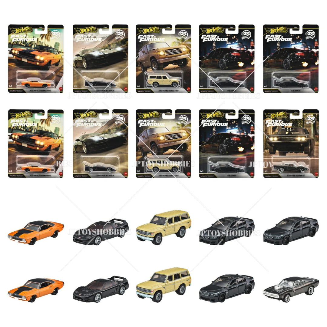 PRE-ORDER Hot Wheels Premium Fast & Furious Premium Assortment 25Th Anniversary【HWZ079】