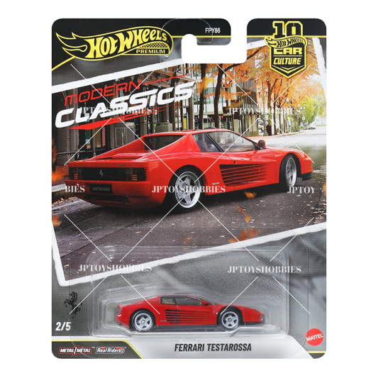 PRE-ORDER Hot Wheels Premium Car Culture Modern Classics Ferrari Testarossa【HMC007】