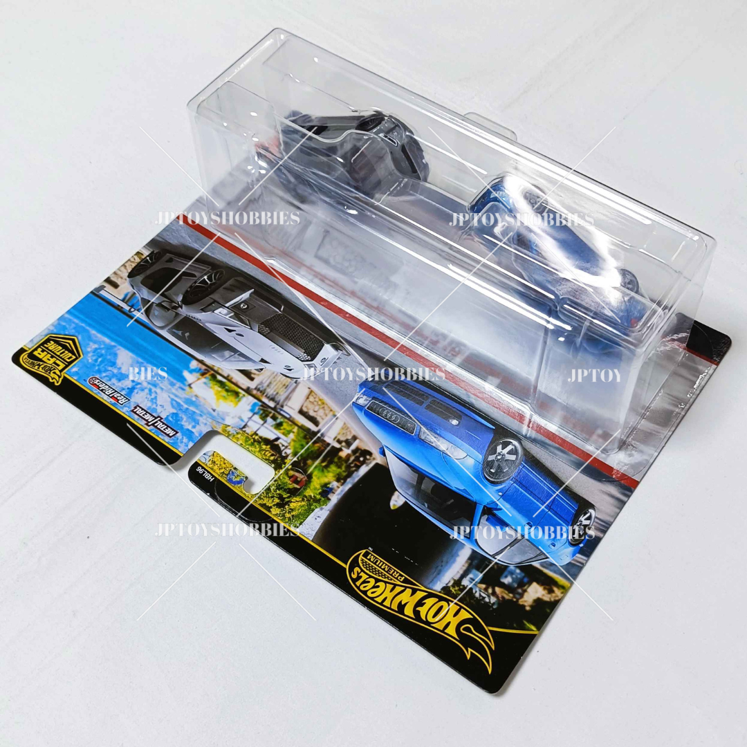 Hot Wheels Premium 2 Pack Audi S4 Quattro Audi R8 LMS【H2P017】