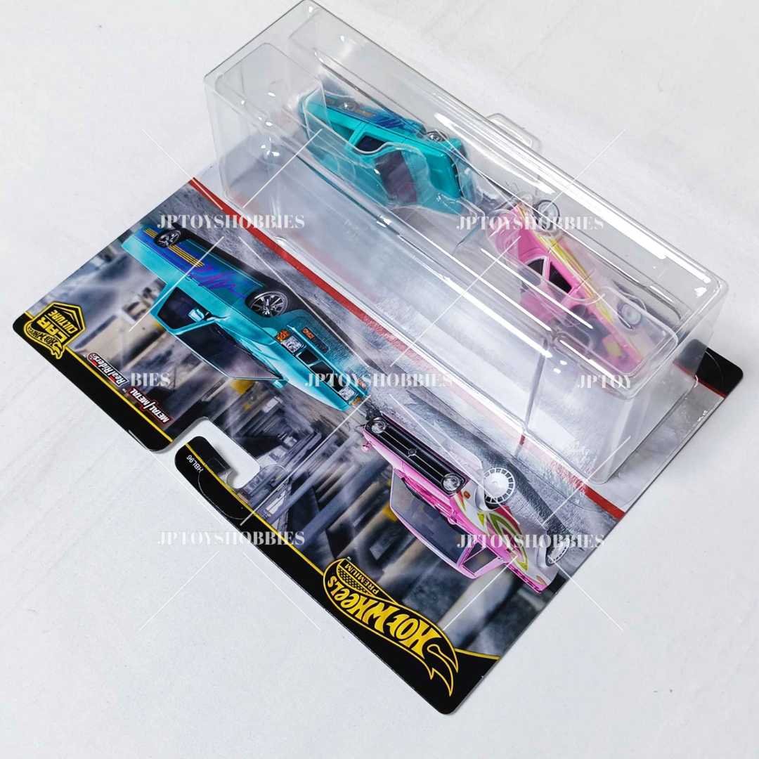 Hot Wheels 2 Pack 1975 Datsun Sunny Truck Custom 93 Nissan Hardbody【H2P016】
