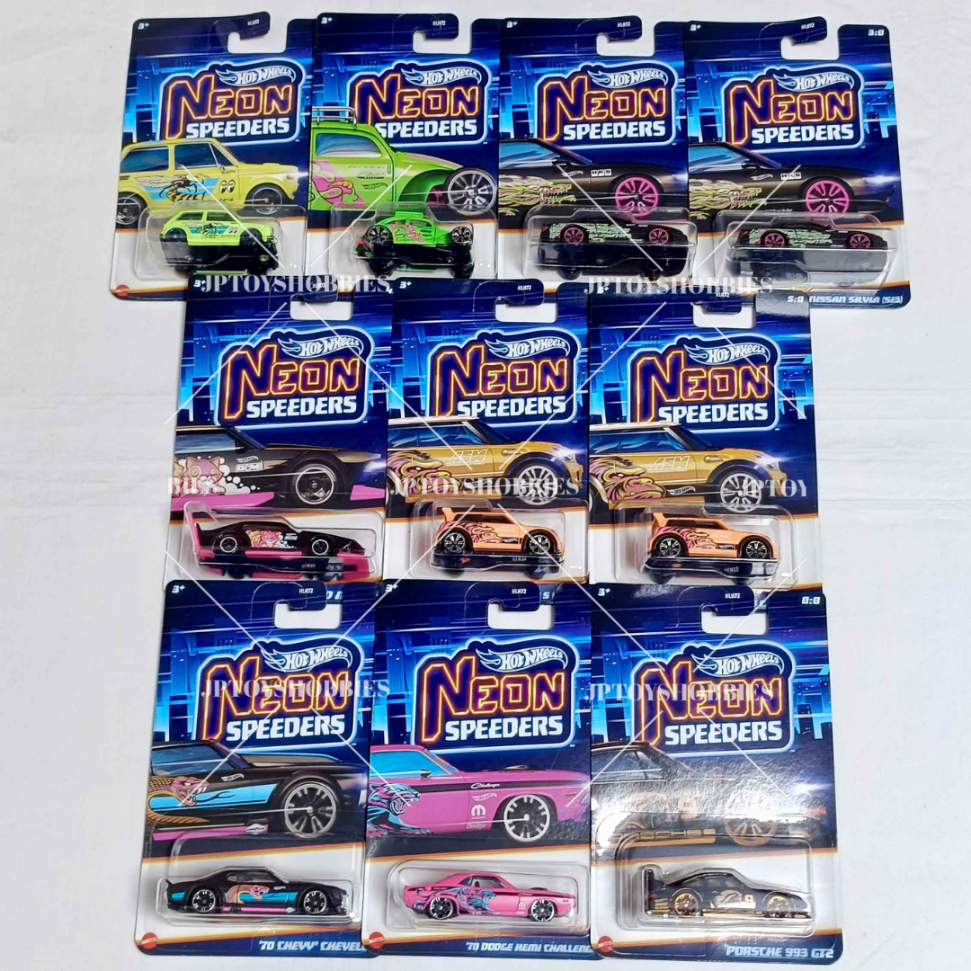Hot Wheels Neon Speeders Assortment【HWZ020】