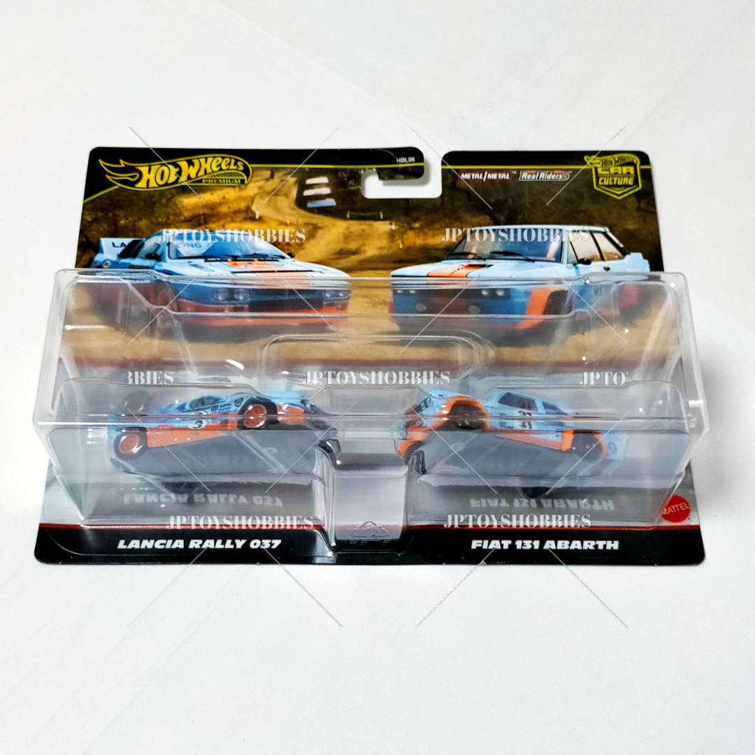 Hot Wheels Premium 2 Pack Lancia Rally 037 / Fiat 131 Abarth