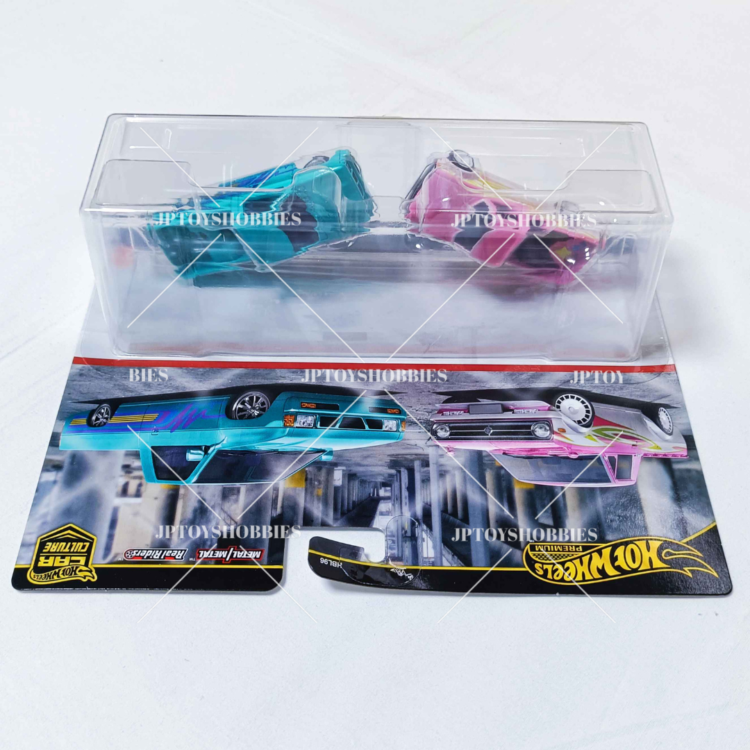 Hot Wheels 2 Pack 1975 Datsun Sunny Truck Custom 93 Nissan Hardbody【H2P016】