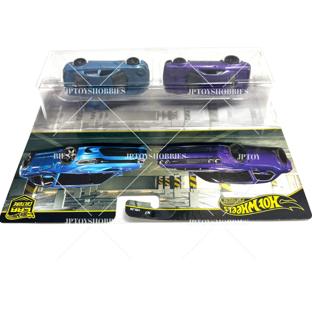 Hot Wheels 2 Pack 18 Dodge Challenger SRT Demon 15 Dodge Charger SRT【H2P032】
