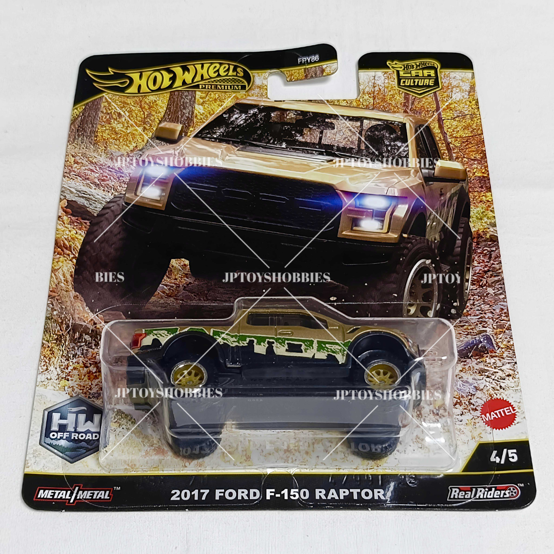 Hot Wheels Premium Car Culture Off Road 2017 Ford F-150 Raptor【HOR007】