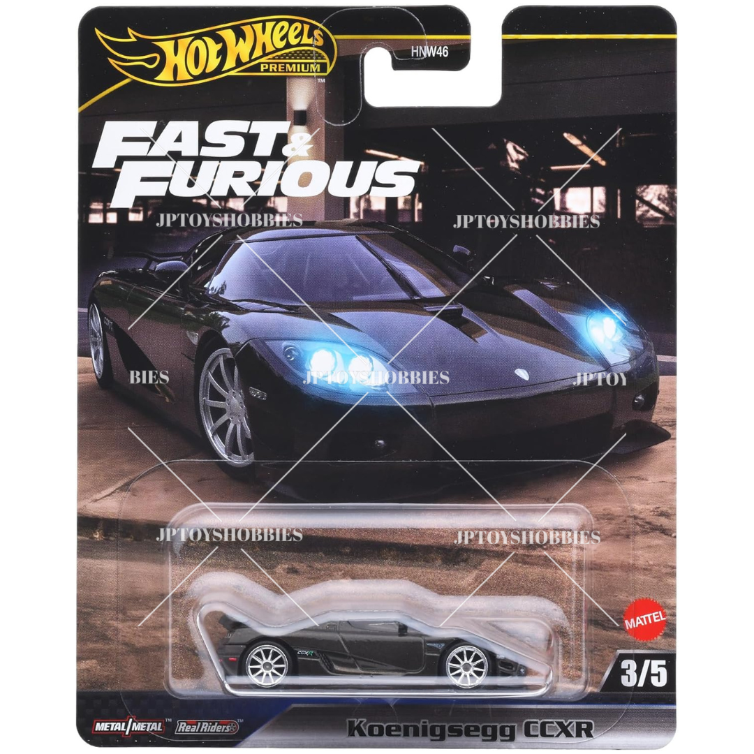 Hot Wheels Premium Fast & Furious Mix - Complete Set of 5
