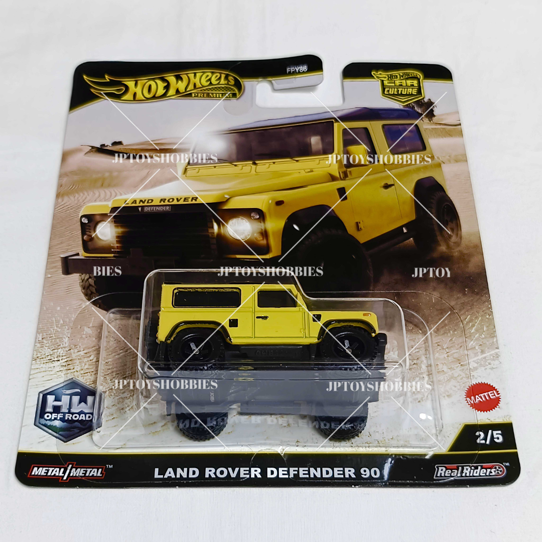 Hot Wheels Premium Car Culture Off Road Land Rover Defender 90【HOR010】