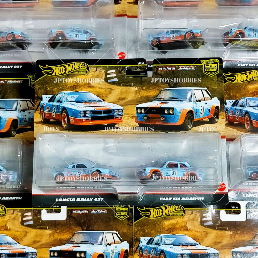 Hot Wheels Premium 2 Pack Lancia Rally 037 / Fiat 131 Abarth【H2P010】