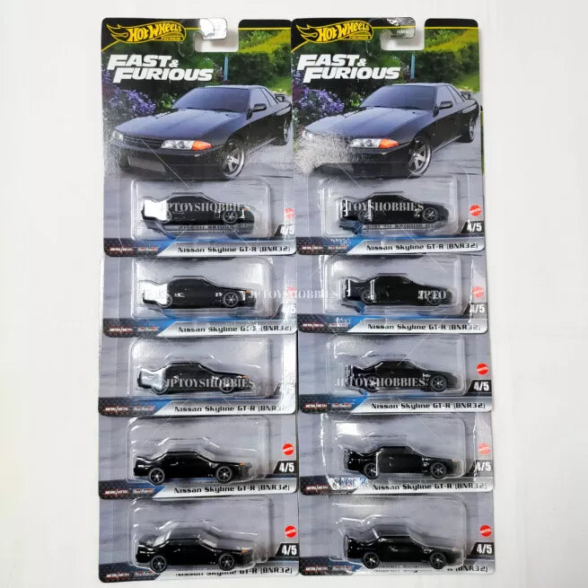 Hot Wheels FAST& FURIOUS A Case Nissan Skyline GT-R (BNR32)【HFF001】