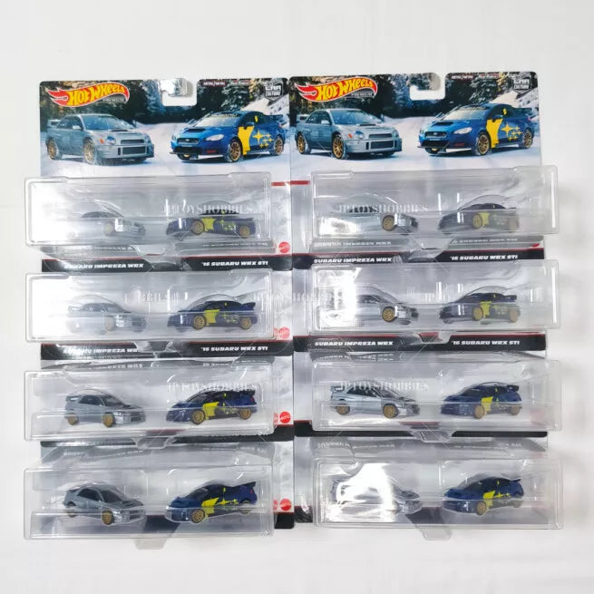 Hot Wheels Premium 2 Pack SUBARU IMPREZA WRX / ’16 SUBARU WRX STI【H2P005】