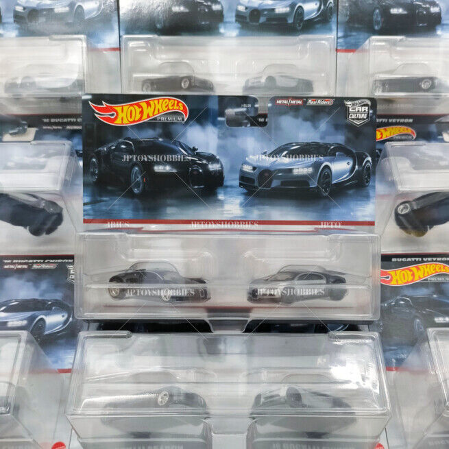 Hot Wheels Premium 2 Pack BUGATTI VEYRON / ’16 BUGATTI CHIRON【H2P006】