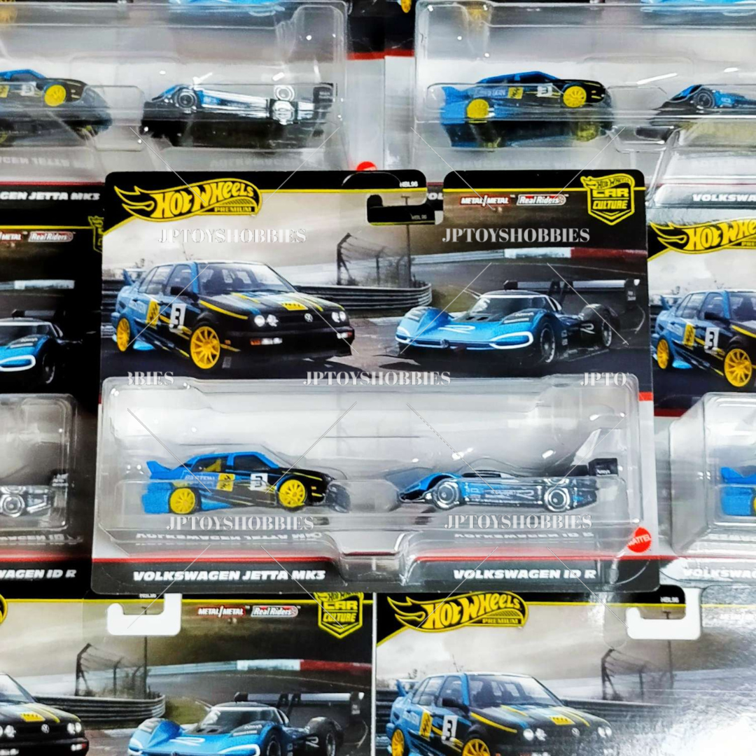Hot Wheels Premium 2 Pack Volkswagen Jetta MK3 / Volkswagen ID R【H2P012】